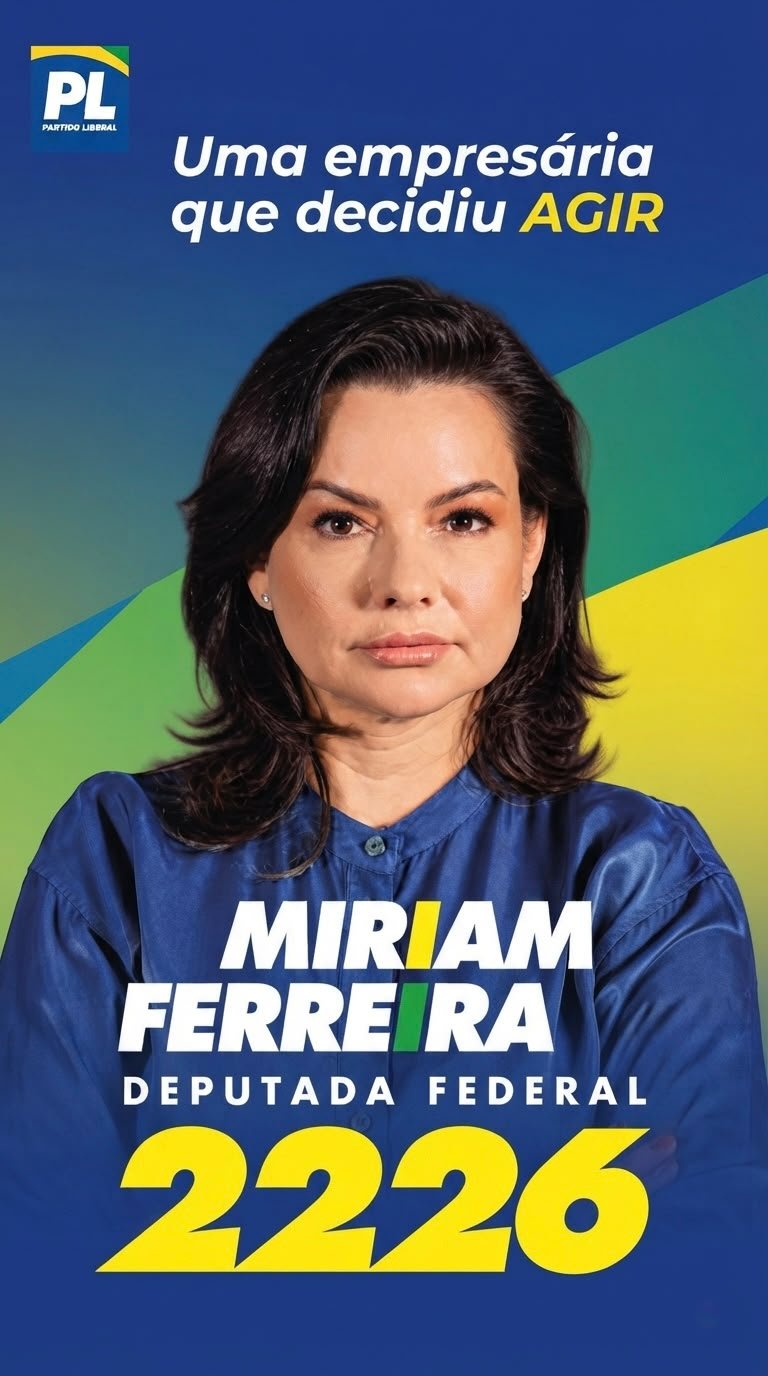 Miriam Ferreira, candidata a deputada federal pelo Paraná, número 2226 — Uma empresária que decidiu agir